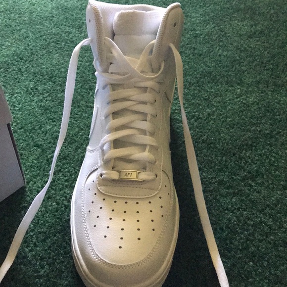 Nike Air force 1’s High top, White - Picture 3 of 5